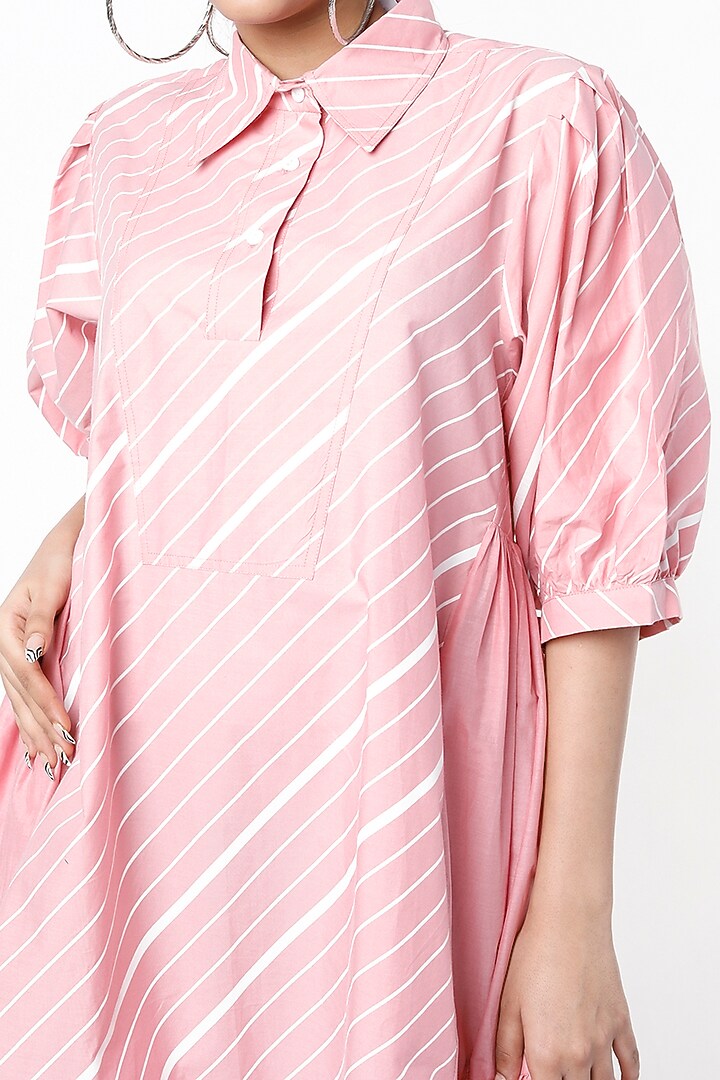 Blush Pink Poplin Vacation Dress by Lovebirds at Pernia's Pop Up Shop