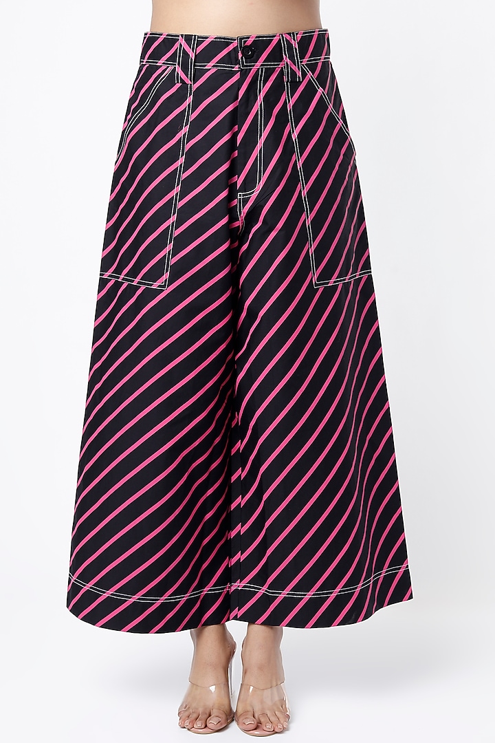 Black Straight Fit Pants by Lovebirds at Pernia's Pop Up Shop