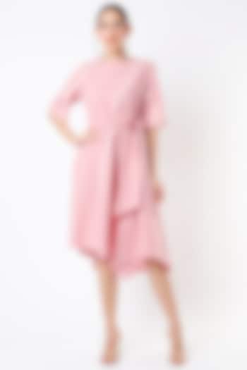Blush Pink Poplin Dress by Lovebirds
