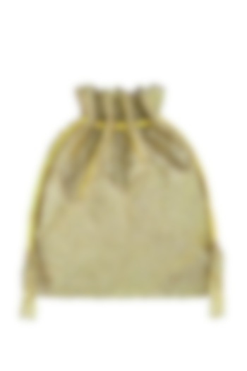 Gold Embroidered Cesta Potli Bag by Lovetobag