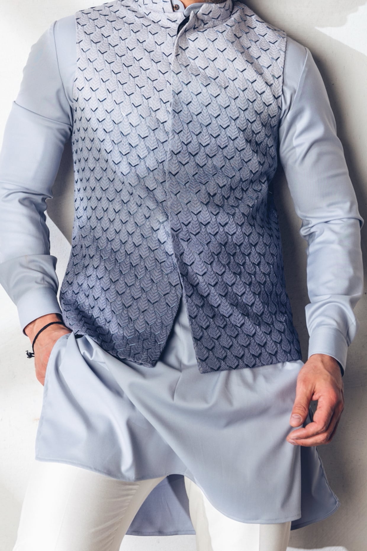 Handmade Elegant Jodhpuri Sky Blue Nehru Modi Jacket With Kurta Pajama Set  Free Personalisation for Marriage Functions Festivals - Etsy Denmark