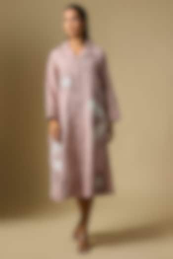 Pink Linen Vacation Dress by Linen Bloom at Pernia's Pop Up Shop