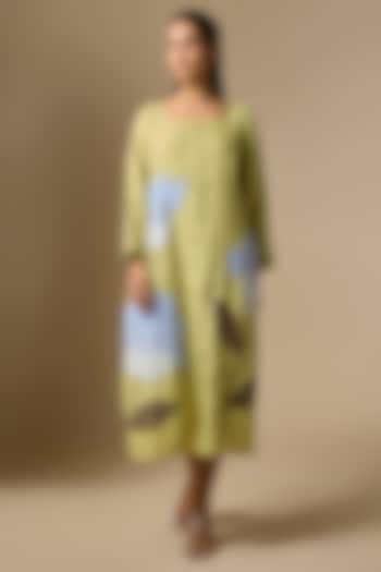 Cool Blue Linen Tunic by Linen Bloom at Pernia's Pop Up Shop