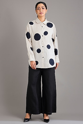 Black Linen Pants by Linen Bloom