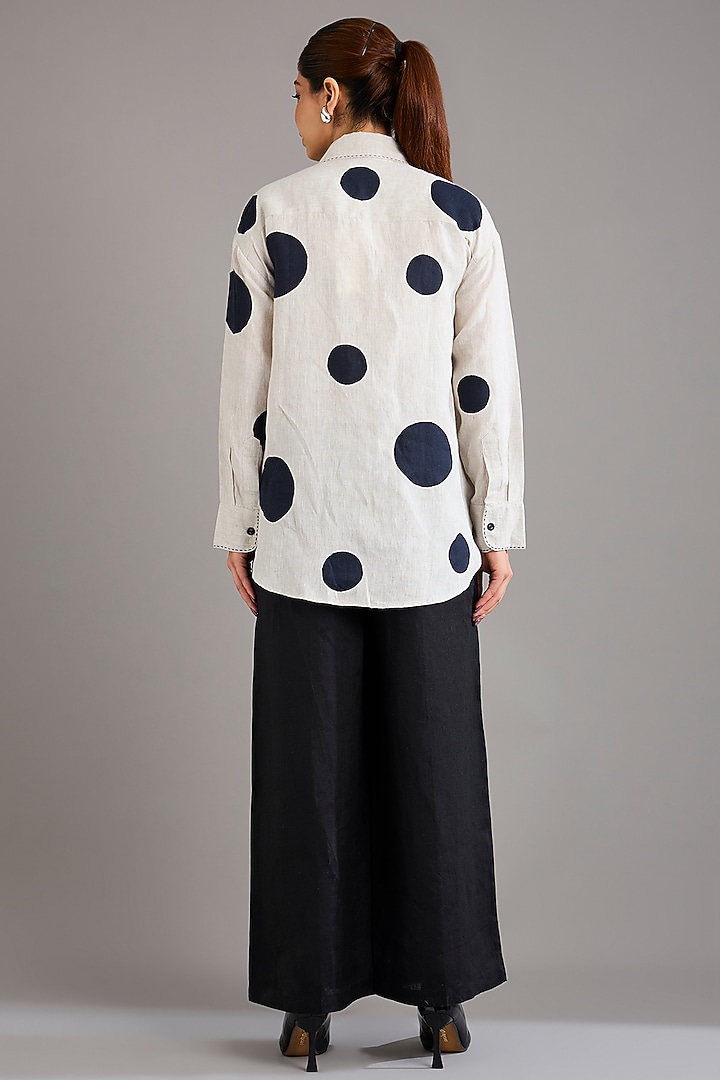 Black Linen Pants by Linen Bloom at Pernia's Pop Up Shop
