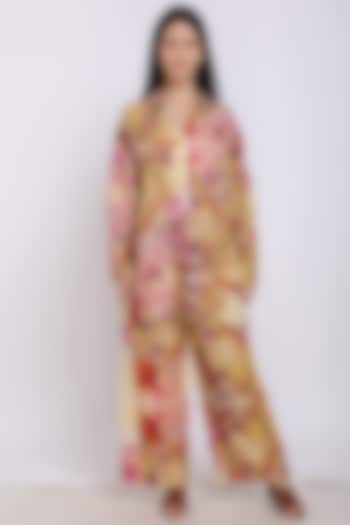 Multi-Colored Printed Shirt by Linen Bloom at Pernia's Pop Up Shop