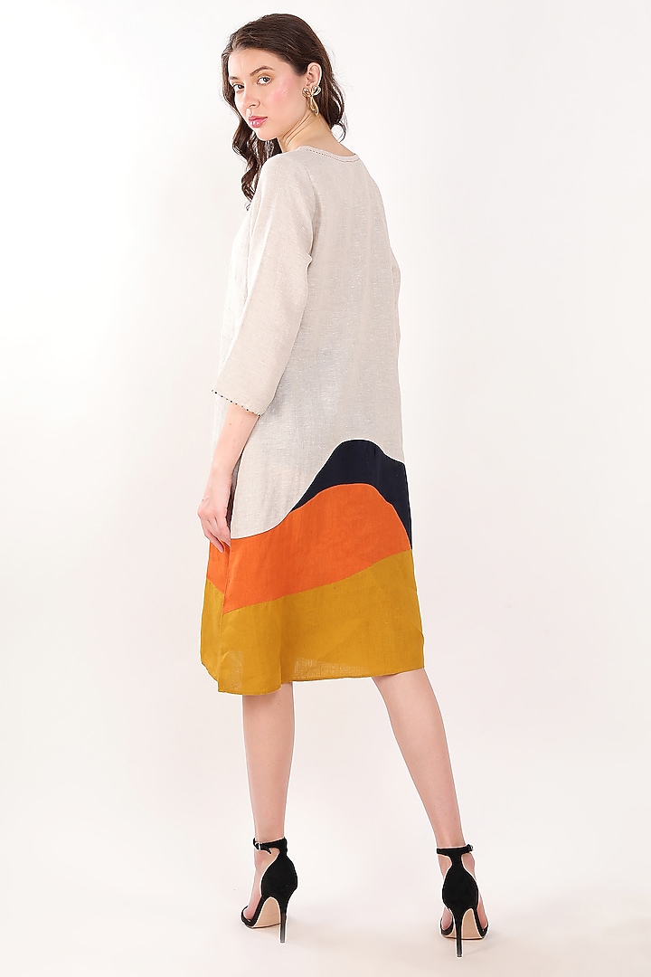 Nia Bloom Linen Dress