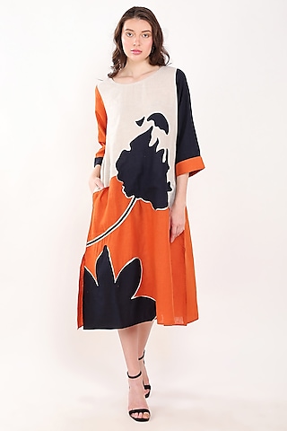 Shop Burnt Orange Linen Dress for Women Online from India's Luxury  Designers 2026