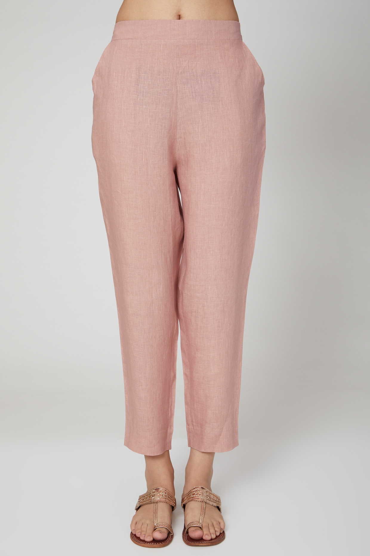 Blush Pink Shattered Glass Holographic Leggings Pants– Peridot Clothing