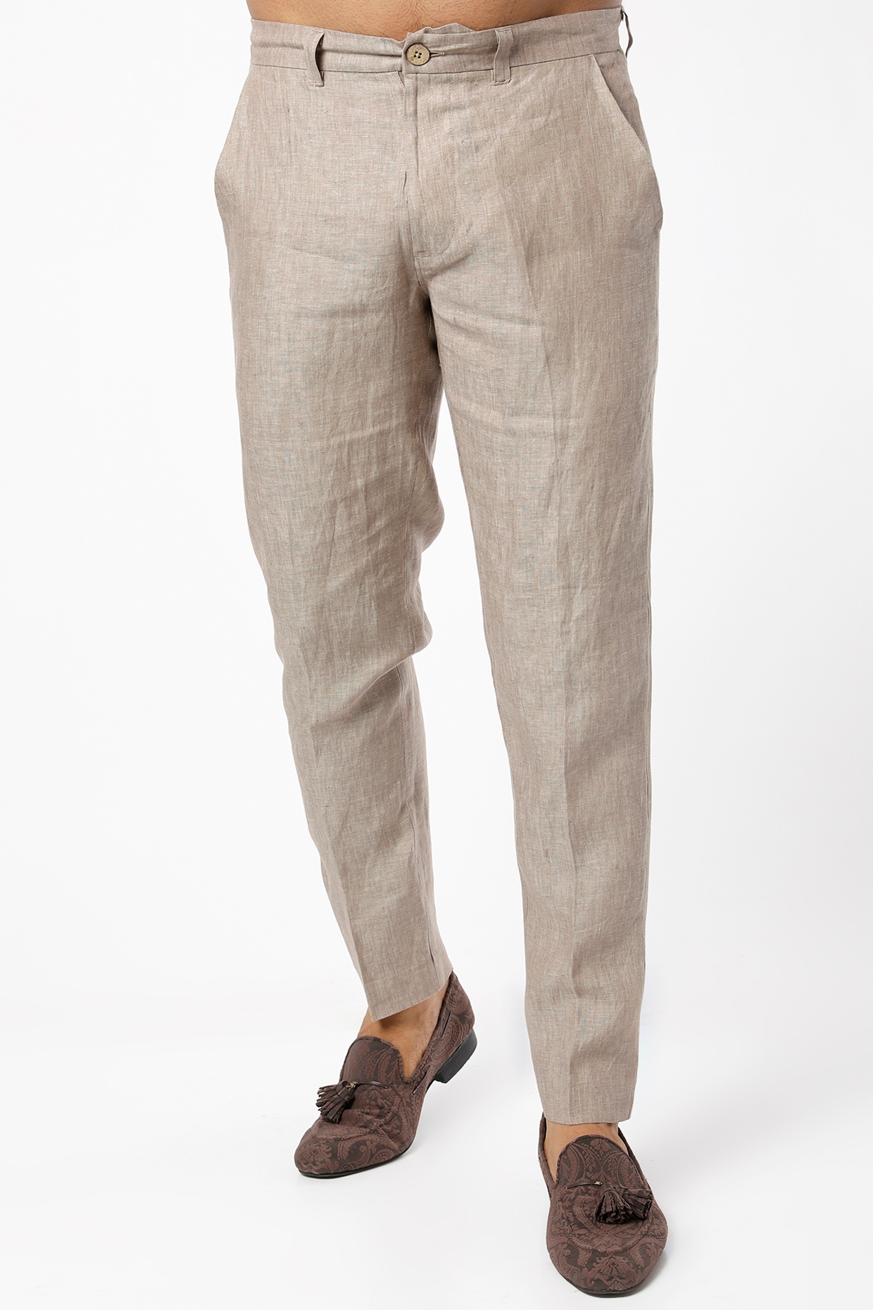 Peserico | Joggers in pure linen gabardine | Clothes | from Viasaborna.bg