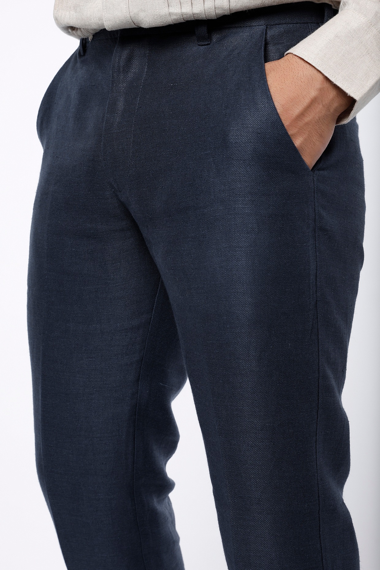 Bern Dark Blue Slim Fit Pants – Men's Priorities