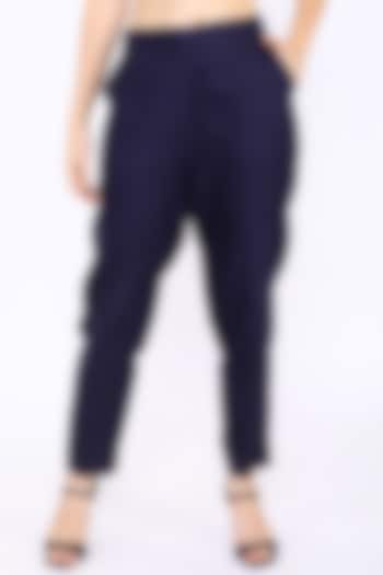 Navy Linen Pants by Linen Bloom