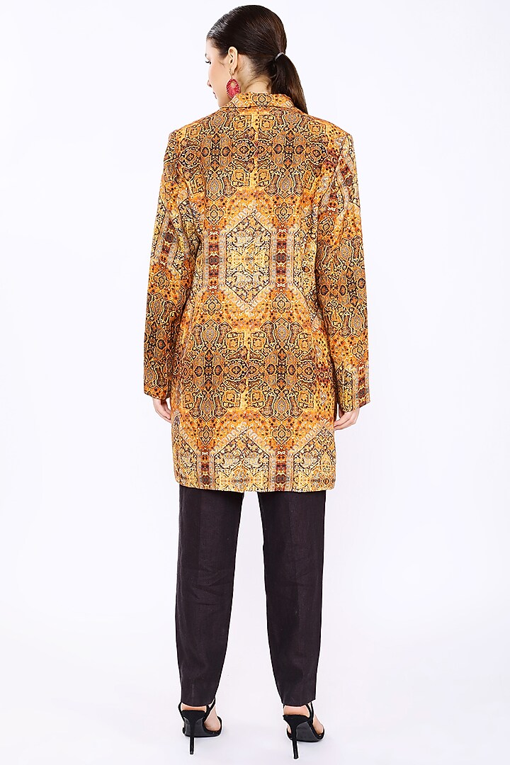 Multi-Coloured Digital Printed Jacket by Linen Bloom at Pernia's Pop Up Shop