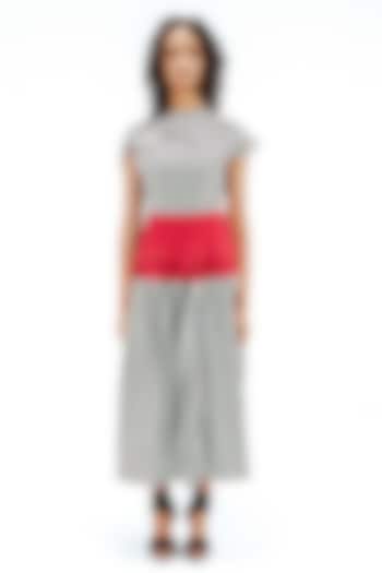 Multi-Colored Cotton Stripe Printed Maxi Vacation Dress by Leh at Pernia's Pop Up Shop