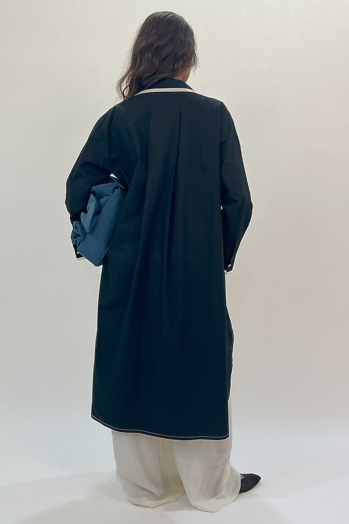 Raven Cotton Maxi Vacation Shirt Dress by LEH STUDIOS at Pernia's Pop Up Shop