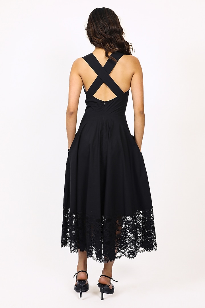 Raven Viscose Lace Maxi Vacation Dress by LEH STUDIOS at Pernia's Pop Up Shop