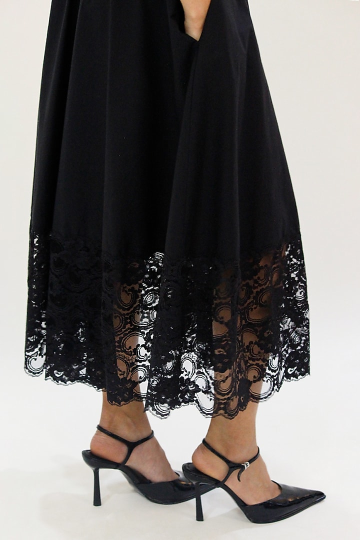 Raven Viscose Lace Maxi Vacation Dress by LEH STUDIOS at Pernia's Pop Up Shop