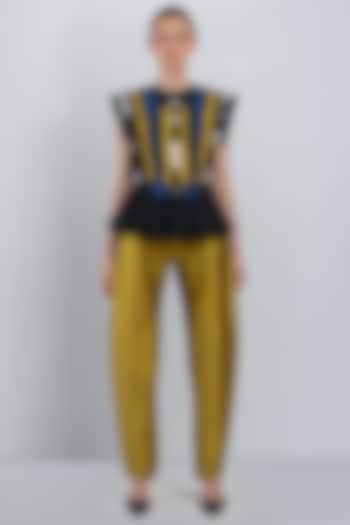 Multi-Colored Viscose & Polyester Top by LEH STUDIOS at Pernia's Pop Up Shop