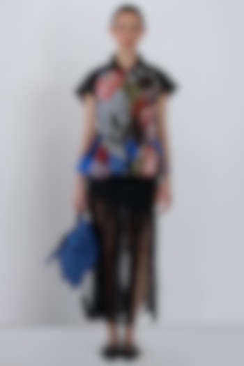 Multi-Colored Cotton Patch Work Top by LEH STUDIOS at Pernia's Pop Up Shop