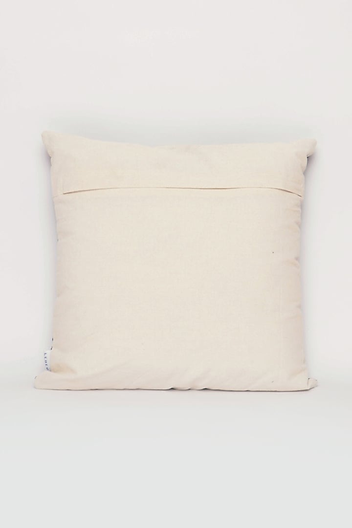 Navy Blue Cotton Cushion Covers (Set of 5) by LEHER at Pernia's Pop Up Shop
