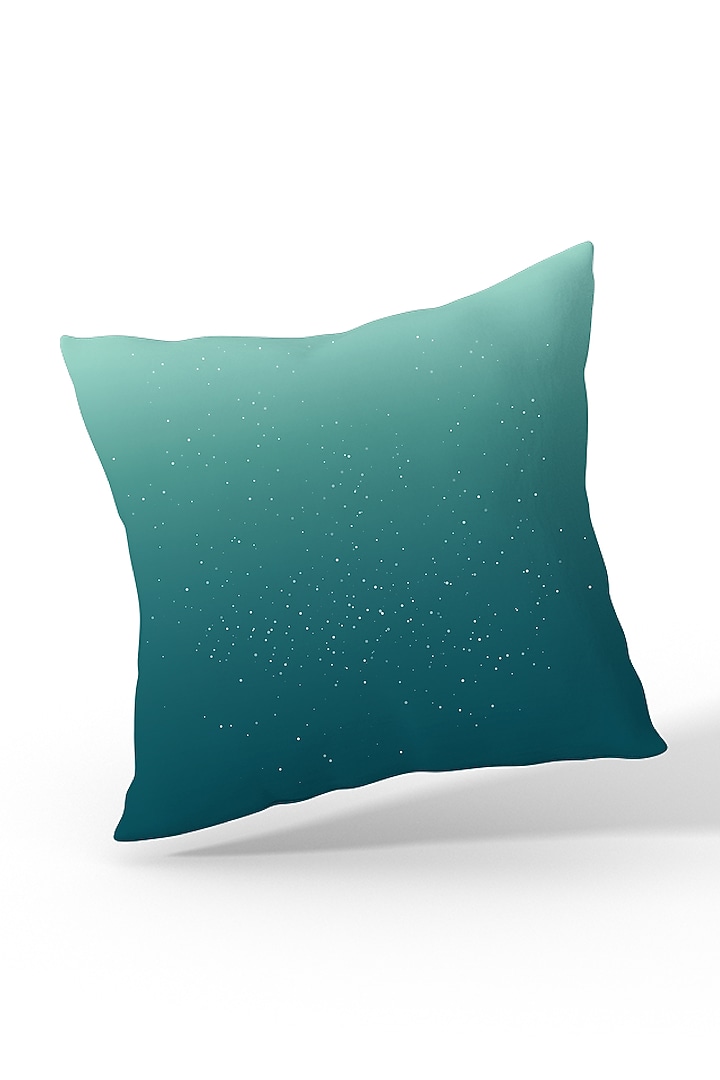 Gradient Green Cotton Printed Cushion Covers (Set of 5) by LEHER at Pernia's Pop Up Shop