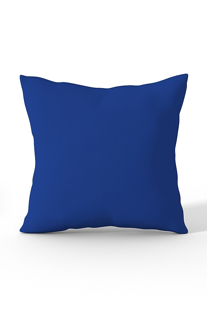 Shady Blue Cotton Cushion Covers (Set of 3) by LEHER at Pernia's Pop Up Shop