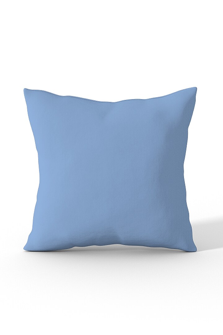 Shady Blue Cotton Cushion Covers (Set of 3) by LEHER at Pernia's Pop Up Shop
