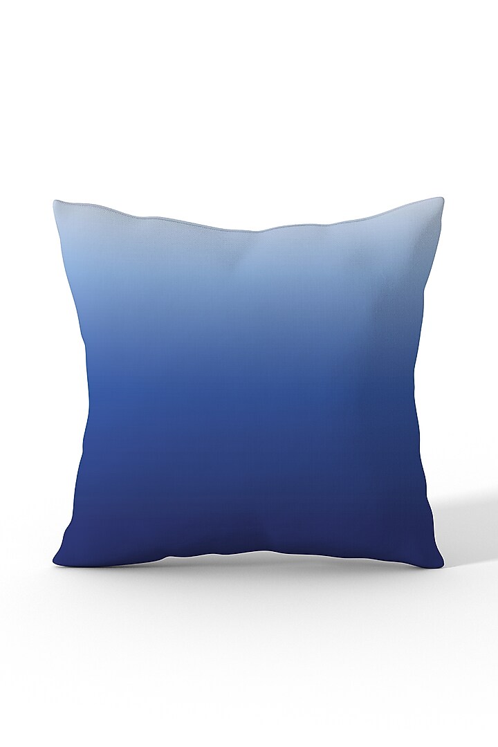 Ocean Blue Cotton Polyester Cushion Abstract Printed Covers (Set of 2) by LEHER at Pernia's Pop Up Shop