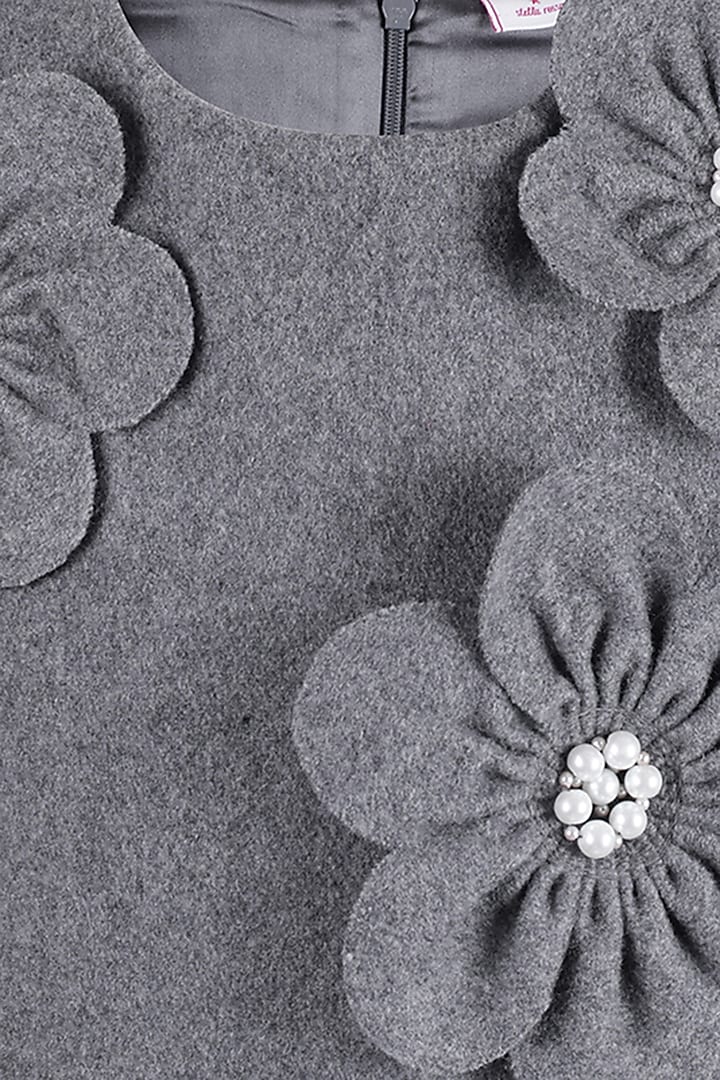 slim fit dress slacks Mayoral Girls Knitted Dress Girls Kids 16 Year Grey by Childrensalon main image 0