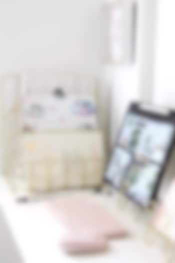 Gold Iron Magzine Holder by Lets Elevate at Pernia's Pop Up Shop