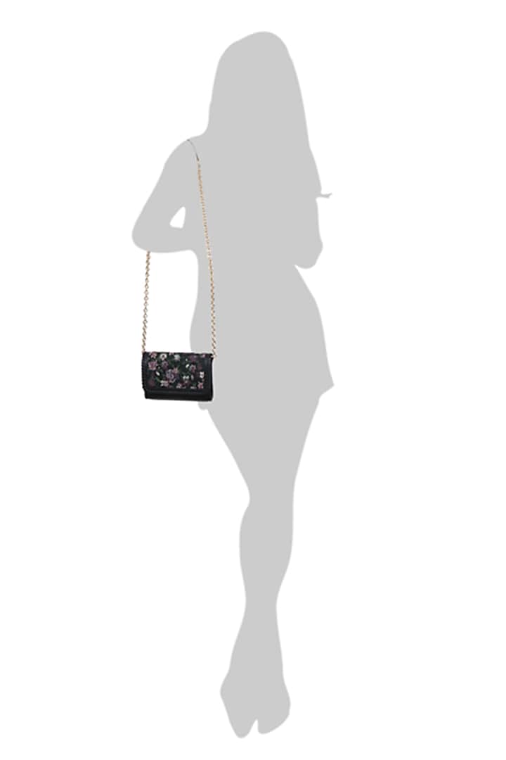 Black Leather Crossbody Shoulder Bag by The Leather Garden at Pernia's Pop Up Shop