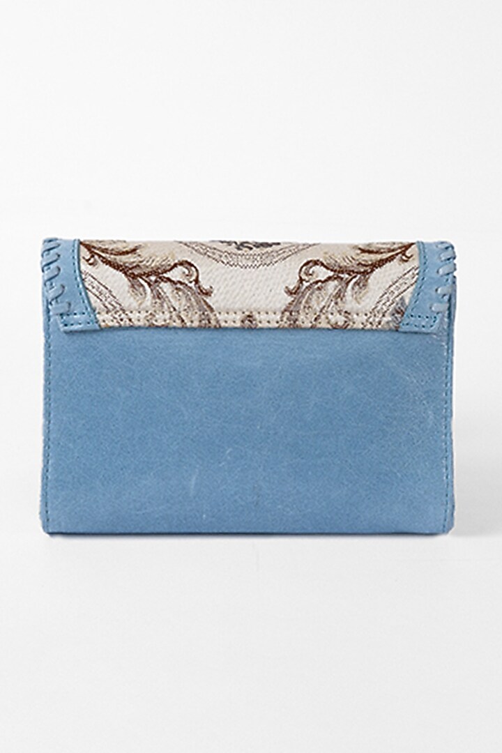 Powder blue Leather Crossbody Shoulder Bag by The Leather Garden at Pernia's Pop Up Shop