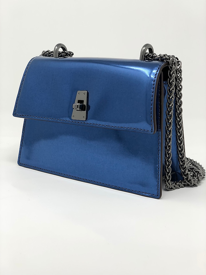 Tanzanite Shoulder Bag by The Leather Garden