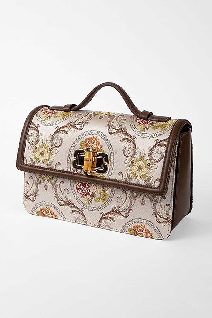 Chocolate Brown Vintage Shoulder Bag by The Leather Garden at Pernia's Pop Up Shop