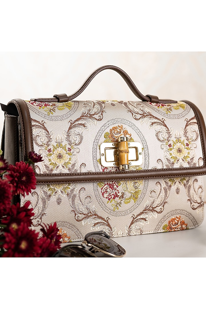 Chocolate Brown Vintage Shoulder Bag by The Leather Garden at Pernia's Pop Up Shop
