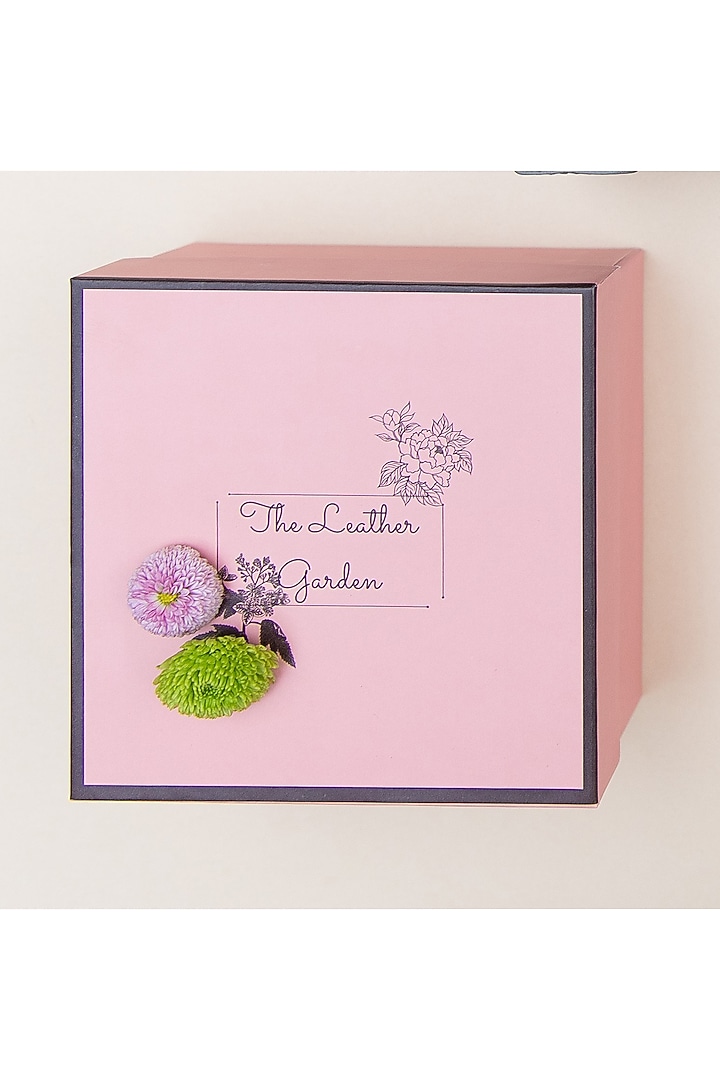 Brown Leather Handcrafted Tray by The Leather Garden Home & Living at Pernia's Pop Up Shop