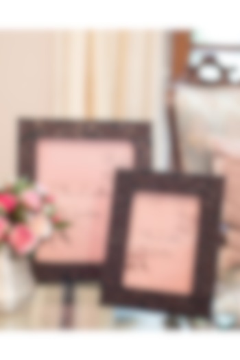 Sangria Leather Photo Frame by The Leather Garden Home & Living at Pernia's Pop Up Shop