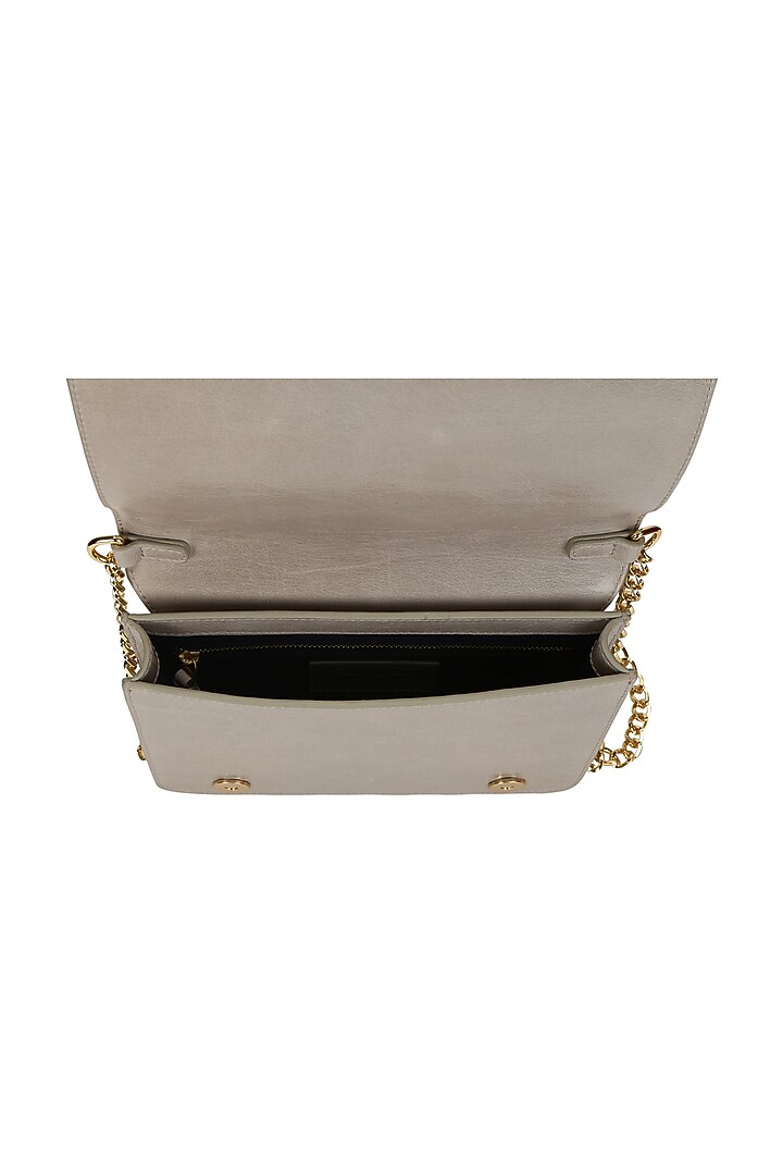 Mint Embroidered Sling Bag by The Leather Garden at Pernia's Pop Up Shop