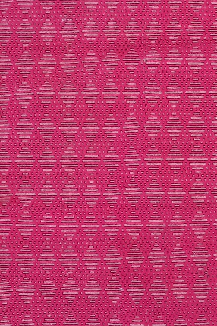 Red & Pink Cotton Handwoven Table Runner by Lhusalu at Pernia's Pop Up Shop