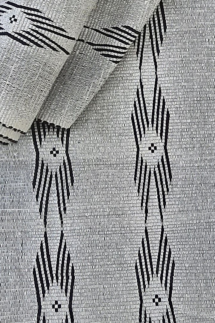 Black & White Cotton Table Runner by Lhusalu at Pernia's Pop Up Shop