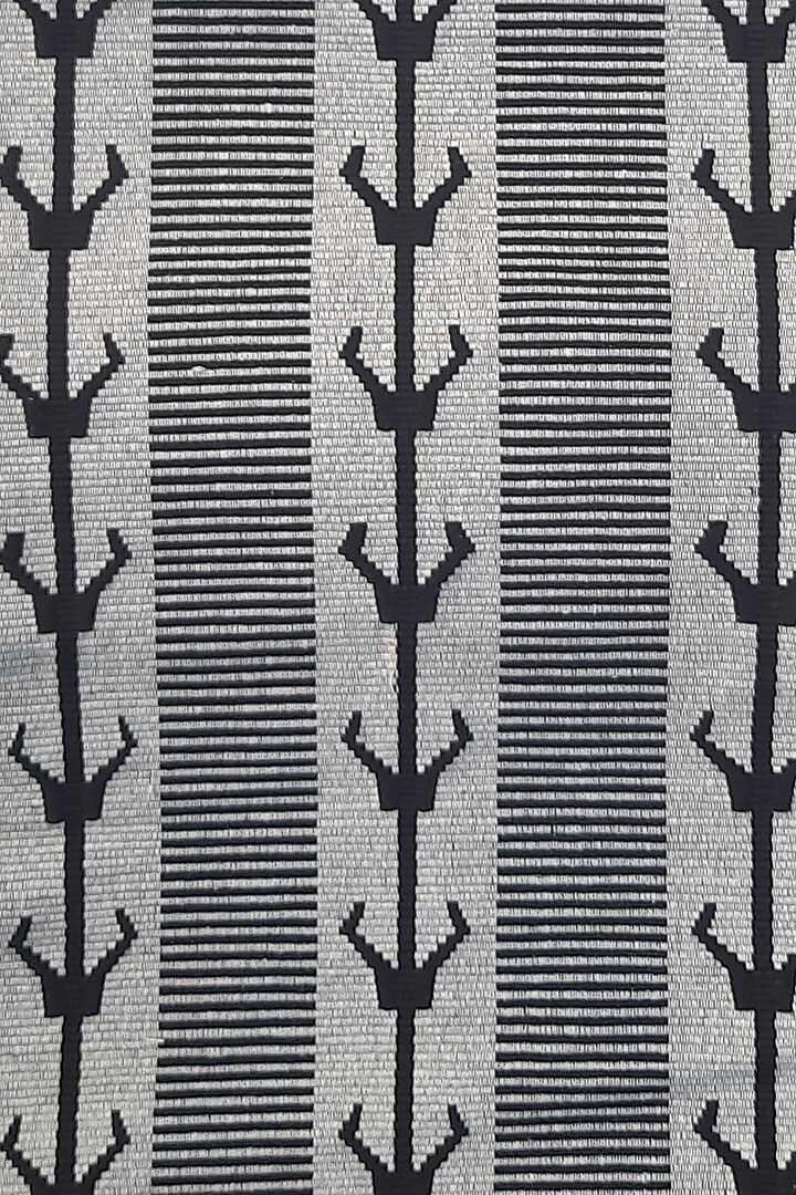 White & Black Cotton Table Runner by Lhusalu at Pernia's Pop Up Shop