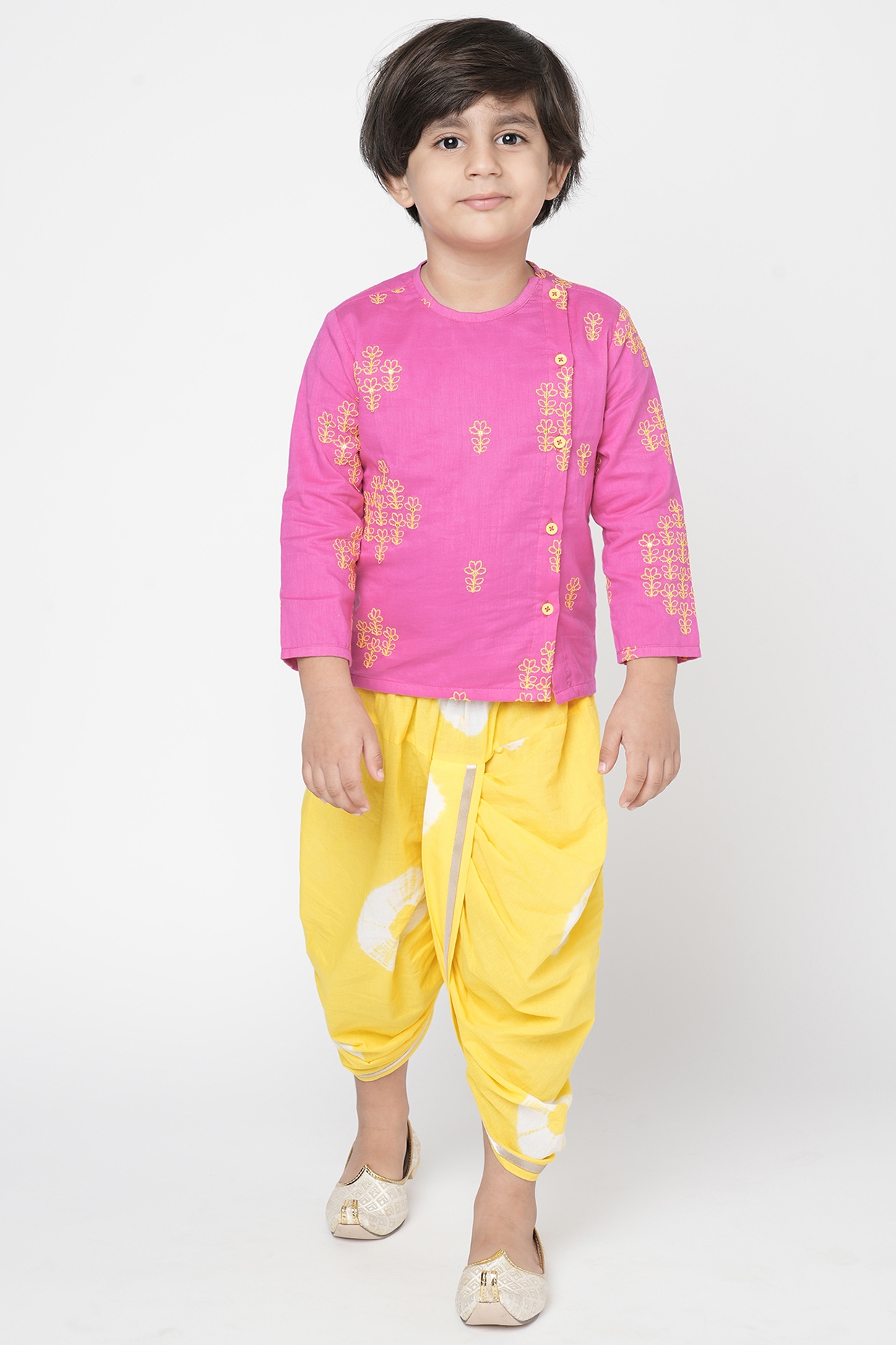 Buy SANWARA KIDS Solid Art Silk Regular Fit Boy's Dhoti Pants | Shoppers  Stop
