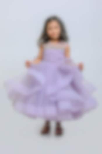 Purple Net Gown For Girls by Li'l Angels at Pernia's Pop Up Shop