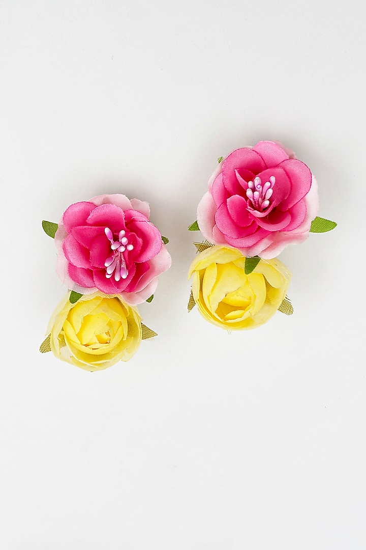 Multi-Colored Beads & Pearl Headband Set For Girls by Lime by Manika at Pernia's Pop Up Shop