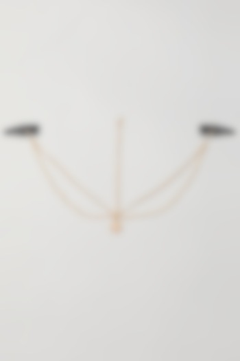 Gold Finish Pearl Matha Patti For Girls by Lime by Manika at Pernia's Pop Up Shop