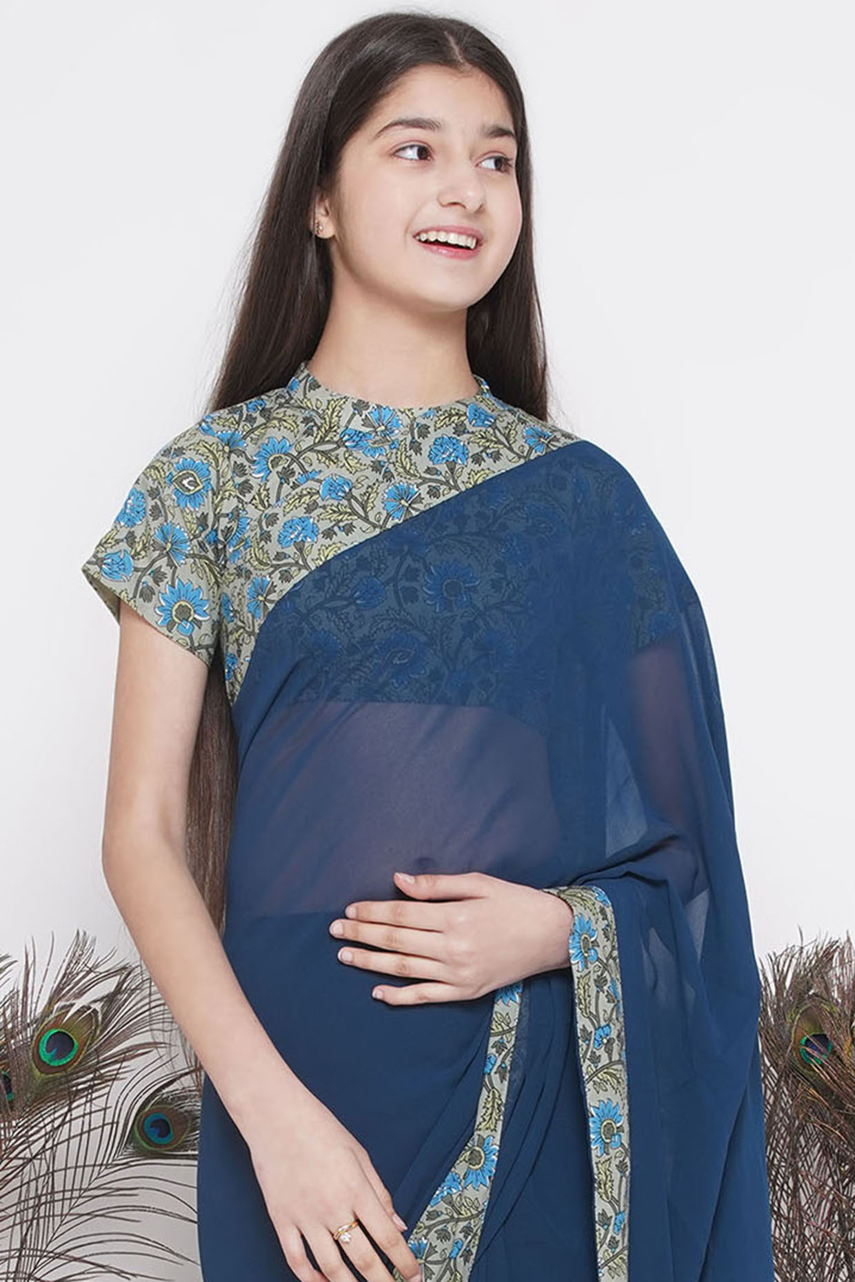 Kanchipuram Silk Blue Color Saree, Soft Lichi Silk Saree, Bold and  Beautiful Sari, Weaving Silk Exclusive Indian Wedding Saree, Saree Blouse -  Etsy