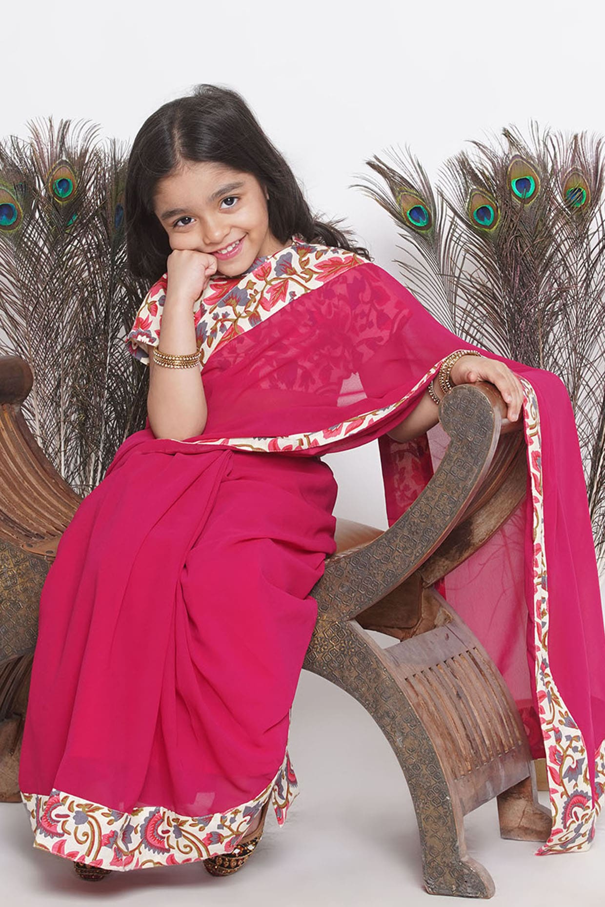 Baby girl hotsell saree dress