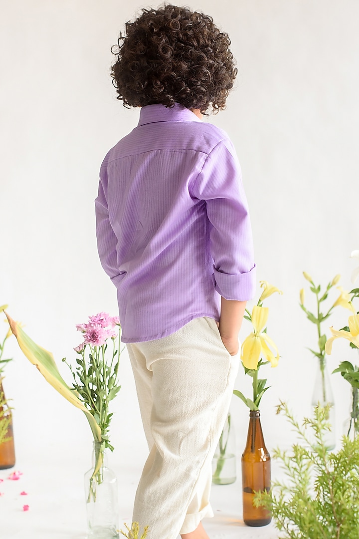 boys lilac shirt