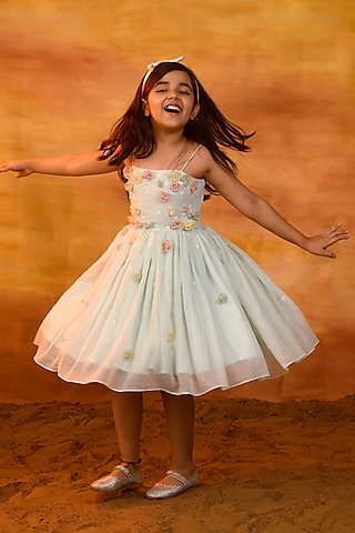 Buy Organza Dress for 1-2 Year Girls Online from Indian Luxury