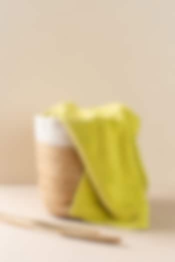 Lime Green Face Towels by By ADAB at Pernia's Pop Up Shop